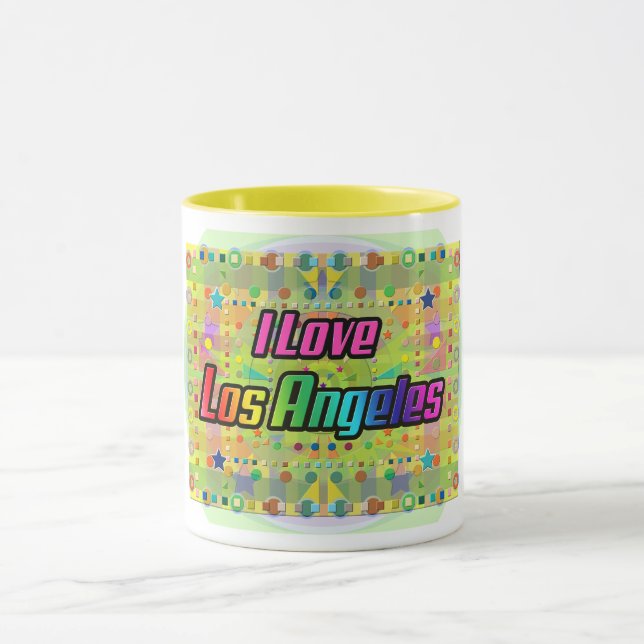 I Love Los Angeles Smile Bright Mug (Centre)