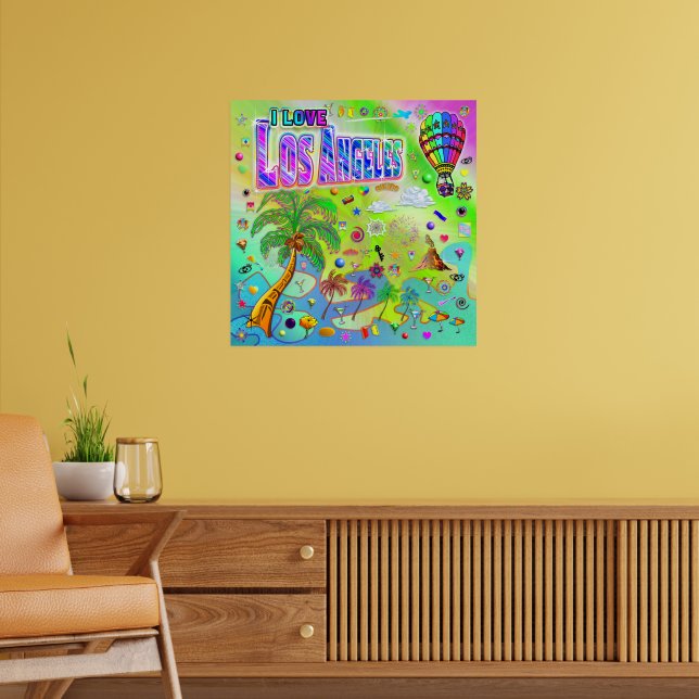 I LOVE Los Angeles Timeless Melody Poster (Salon 2)