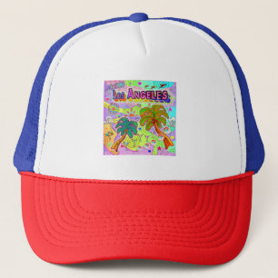 I LOVE Los Angeles Vacation Casquette cible