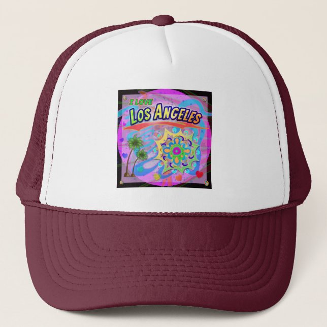 I LOVE Los Angeles VRAI Casquette de progrès (Devant)