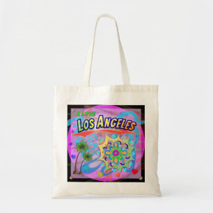 I LOVE Los Angeles VRAI Sac fourre - tout de progr