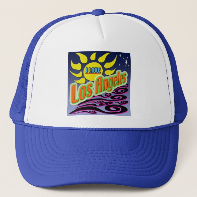 "I LOVE Los Angles : Night Sunshine" Casquette (Devant)