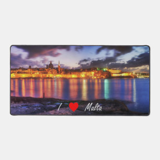 I Love Malta Desk Mat