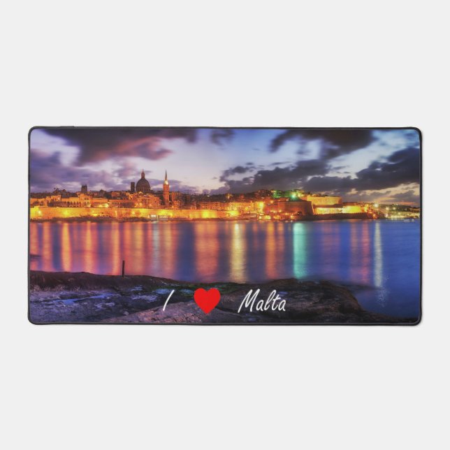 I Love Malta Desk Mat (Recto)