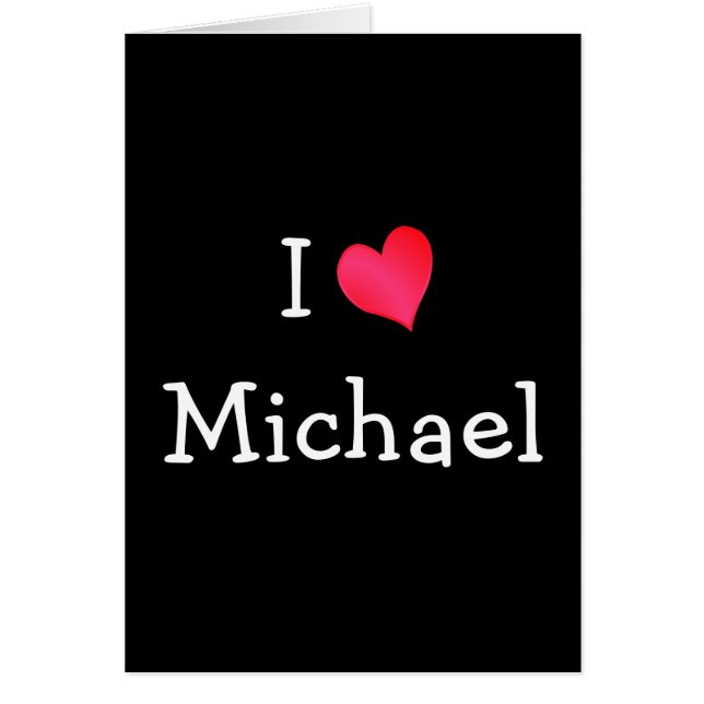 I Love Michael Card (Devant)