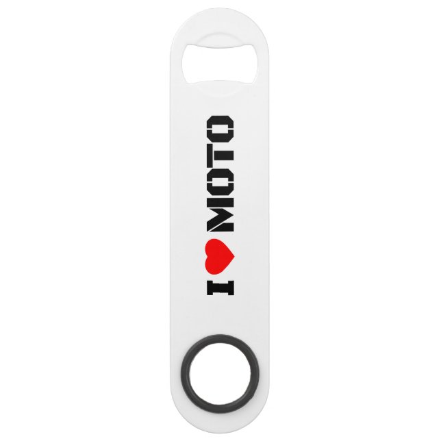 I Love Moto Bottle Opener (Devant)