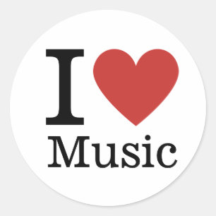 I ❤️ Love Music STICKER