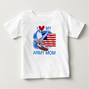I Love My Army Mom Tshirts et cadeaux
