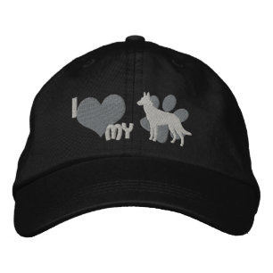 I Love my Belgian Malinois Embroder Casquette (Gre