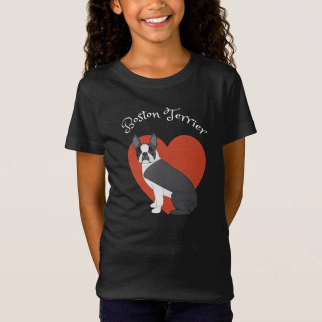I love my Boston Terrier! T-Shirt (Devant)