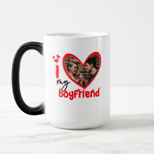 I Love My Boyfriend Photo Cadeau Café Mug