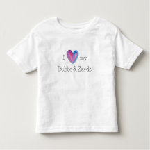I Love My Bubbe et Zayde T-Shirt