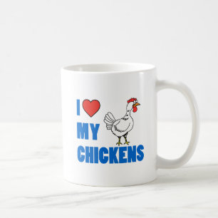 I Love My Chickens mignon mug
