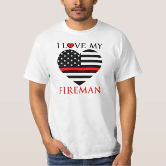 I Love My Fireman - T-shirt femme pompier