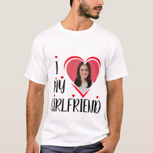 I Love My Girlfriend - personnaliser T-shirt photo