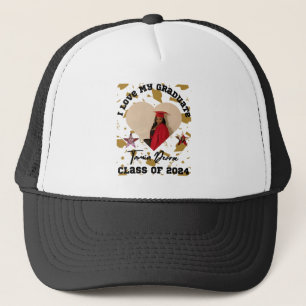 I Love My Graduate 2024 Heart Snapback Casquette