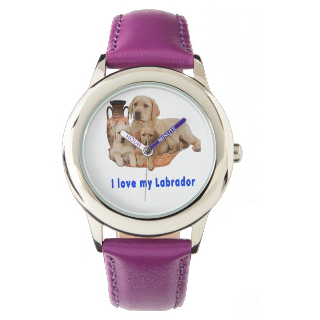 I Love my Labrador montres (devant)