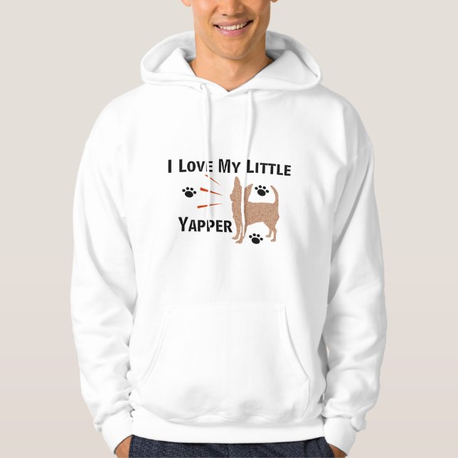 I Love My Little (Chi) Yapper Sweat - shirt à capu (Devant)