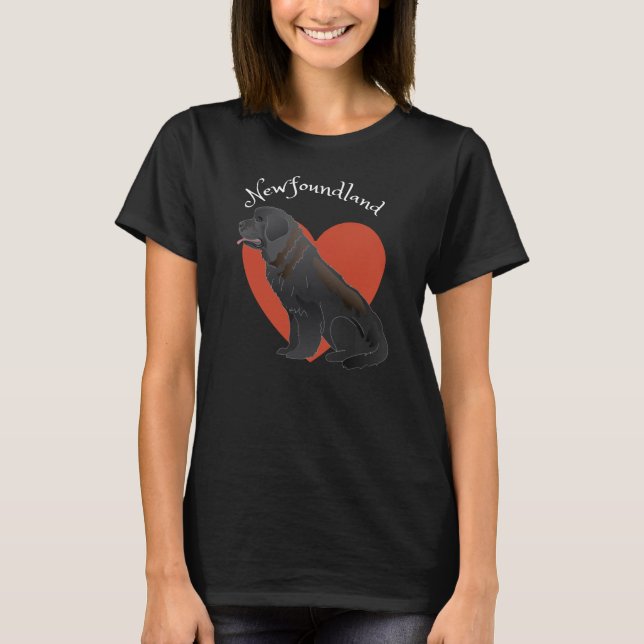 I love my Newfoundland ! T-Shirt (Devant)