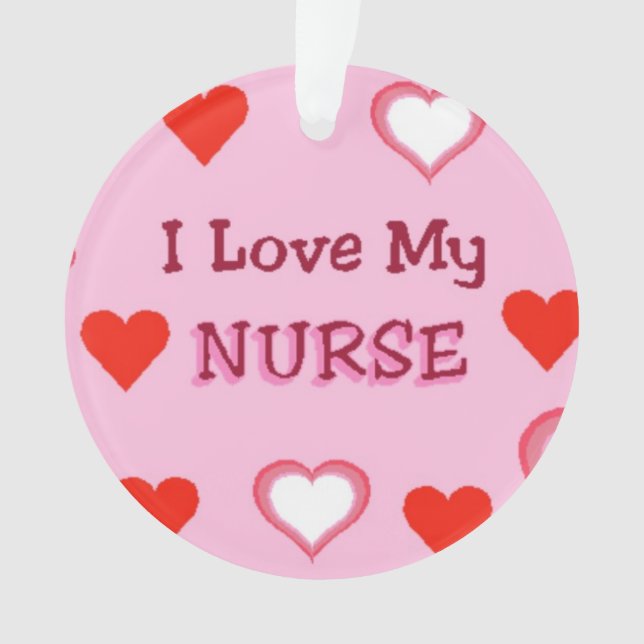 I Love My Nurse - Coeurs (devant)