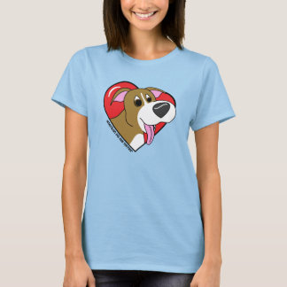 I Love my Pit Bull TShirt (Cartoon)