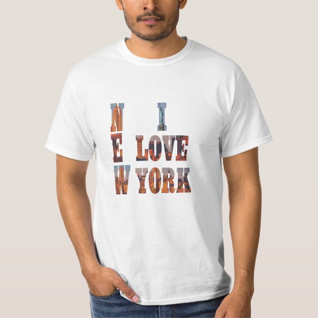 I Love New York – Classic NYC City Love T-Shirt (Devant)