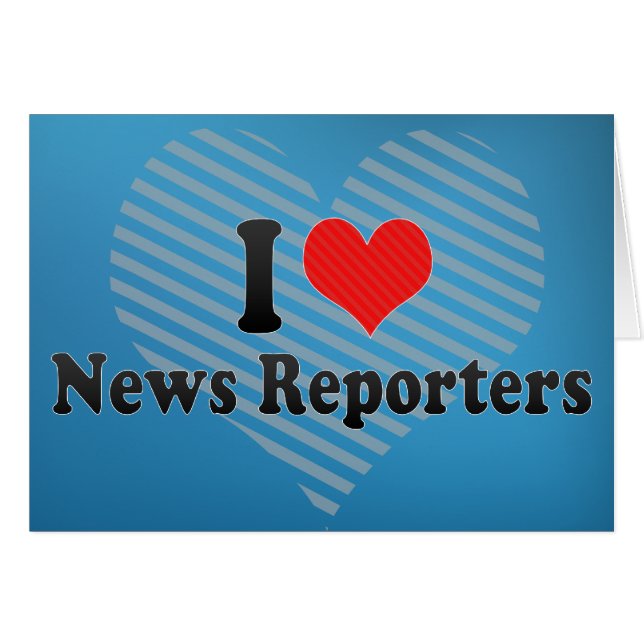 I Love News Reporters (Devant horizontal)