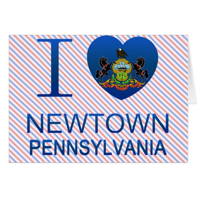 I Love Newtown, PA (Devant horizontal)
