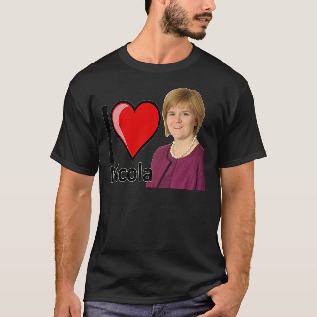 I Love Nicola Sturgeon Essential T-Shirt (Devant)