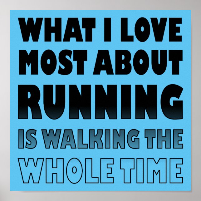 I Love Not Runny Poster Signe (Devant)