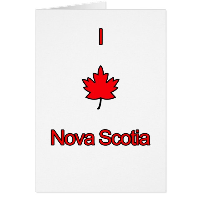 I Love Nova Scotia (Devant)