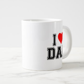 I Love Papa Coffee Mug - Cadeau minimaliste pour p