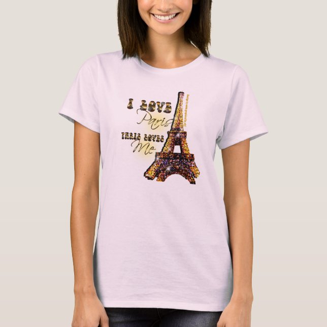 I Love Paris - T-shirt (Devant)