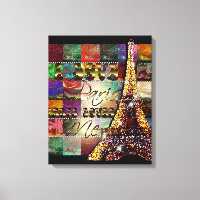 I Love Paris - Toile Emballée (Recto)