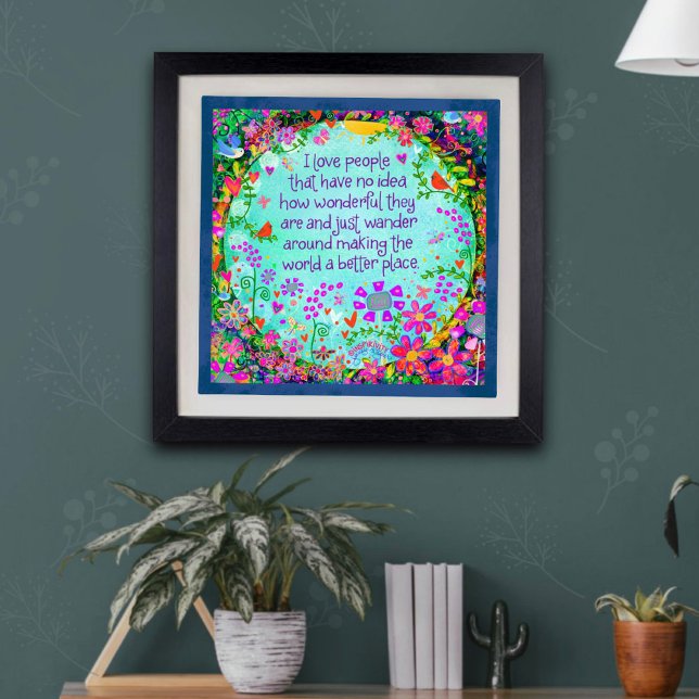 I Love People’s Inspirivity Photo Print (Créateur téléchargé)