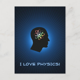 I LOVE PHYSICS - Carte postale de voeux
