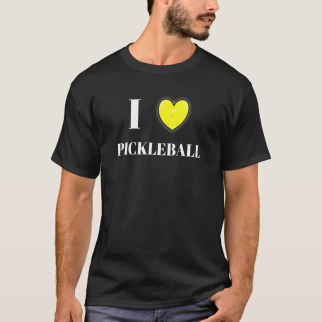 I Love Pickleball Tshirt (Devant)