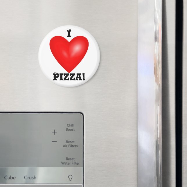 I Love Pizza Magnet (In situ (réfrigérateur))