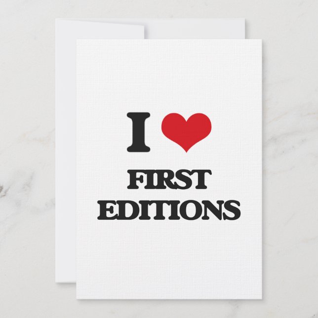 i LOVE premières éditions (Devant)
