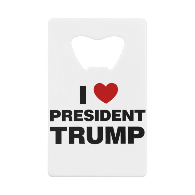 I Love Président Trump Heart (Devant)