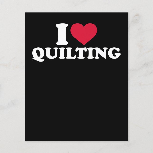 I Love quilting Premium (Devant)