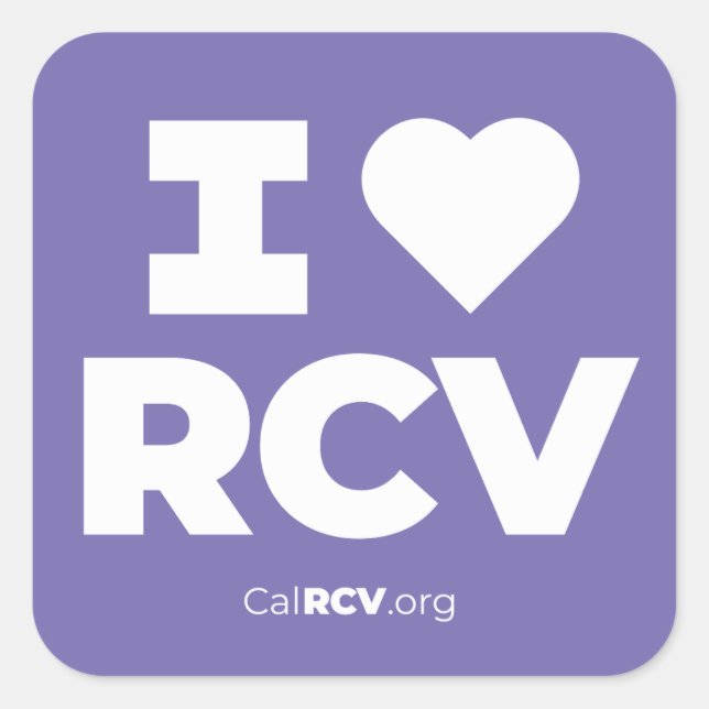 I Love RCV Sticker (Devant)