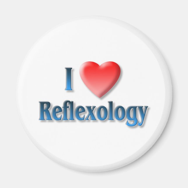 I Love Reflexology Magnet (Devant)