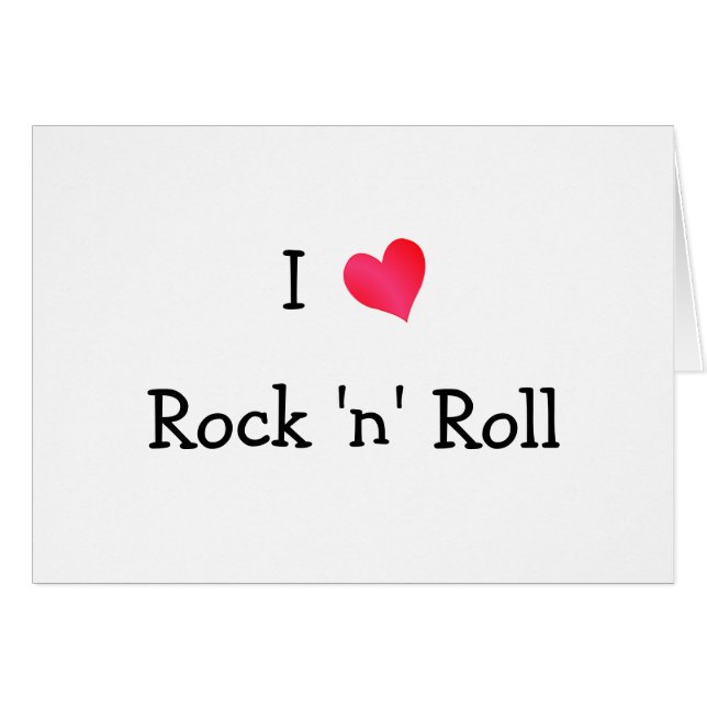 I Love Rock 'n' Roll (Devant horizontal)