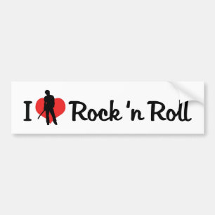 I Love Rock 'n Rouleau Sticker