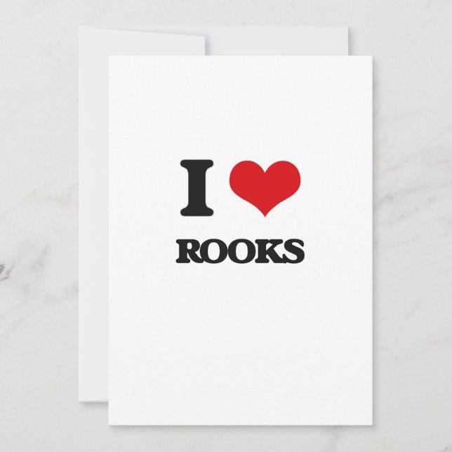 I Love Rooks (Devant)