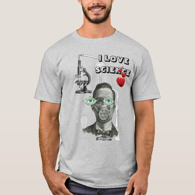 I LOVE Science Major Doctor of Science T-Shirt (Devant)