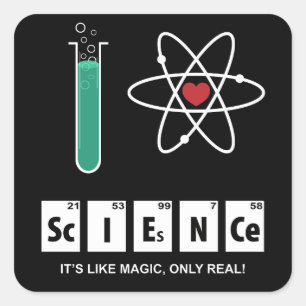 I Love Science - Sticker