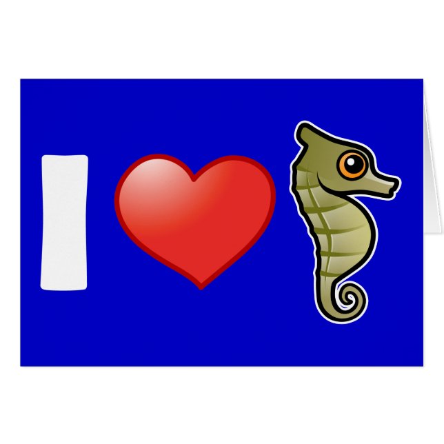 I Love Seahorses (Devant horizontal)
