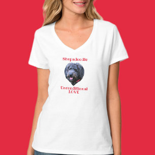 I Love Shepadoodles Inconditionnel Love T-Shirt